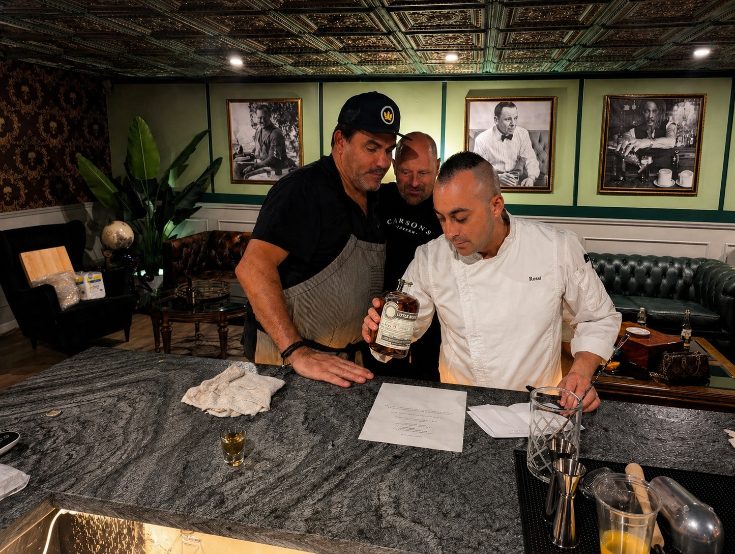 Cooking with Chef Todd and Rossi